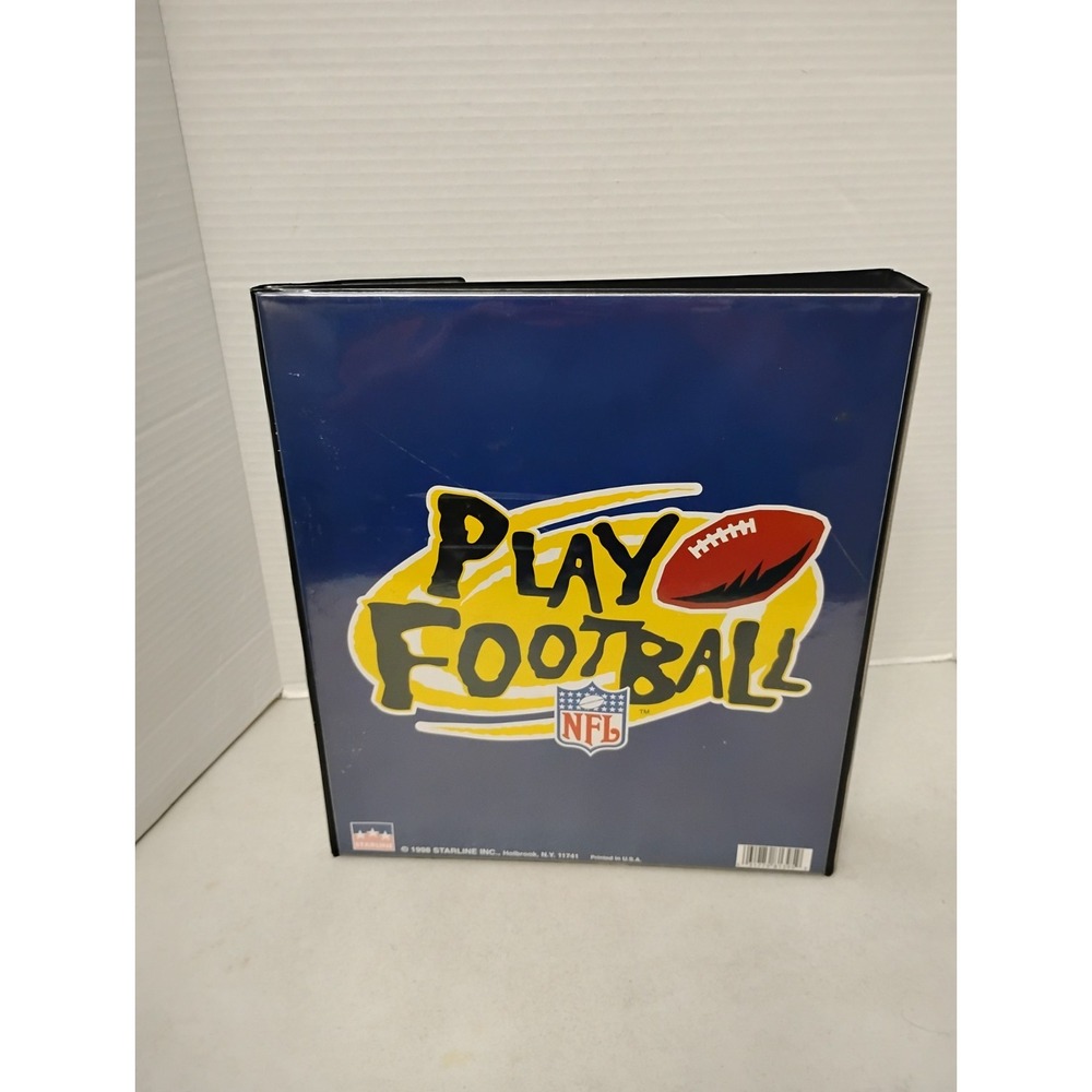 Vintage Troy Aikman Starline 3 Ring Binder Dallas Cowboys 1998 Hard Flap Close - Picture 4 of 8